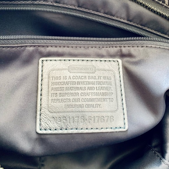 Gray Coach Purse - Picture 5 of 6